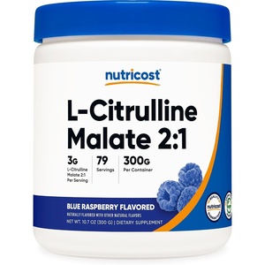 Nutricost L-Citrulline Malate Powder (2:1) 1.2KG(Blue Raspberry)