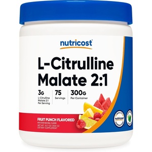 Nutricost L-Citrulline Malate Powder (2:1) 1.2KG(Fruit Punch)