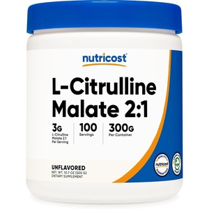 Nutricost L-Citrulline Malate Powder (2:1) 1.2KG(Unflavored)