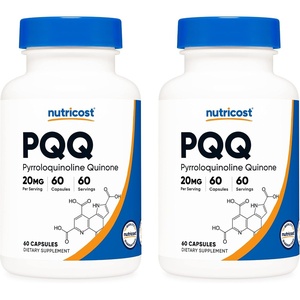 Nutricost PQQ (Pyrroloquinoline Quinone) 20mg, 30 Capsules – Vegetarian Capsules, Non-GMO, Gluten Free(1 Count (Pack of 120))