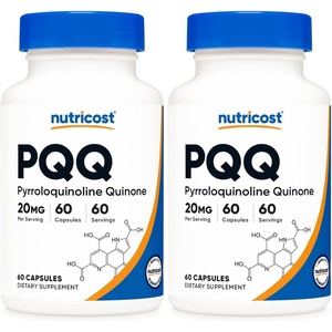 Nutricost PQQ (Pyrroloquinoline Quinone) 20mg, 30 Capsules – Vegetarian Capsules, Non-GMO, Gluten Free(60 Count (Pack of 2))