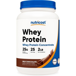 Nutricost Whey Protein Concentrate Powder (Unflavored) 5 LB(Chocolate)