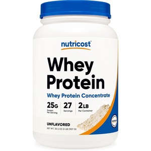 Nutricost Whey Protein Concentrate Powder (Unflavored) 5 LB(Unflavored)